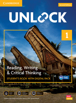 UNLOCK LEVEL 1 READING, WRITING AND CRITICAL THINKING STUDENT'S BOOK WITH DIGITA