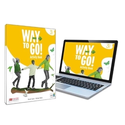 Way to Go! 3 Activity Book: Cuaderno de actividades impreso con acceso a la versión digital