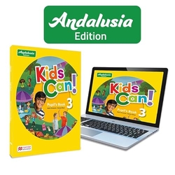 KIDS CAN! Andalucia 3 Pupil's Book: libro de texto de inglés impreso con acceso a la versión digital
