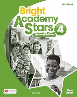 Bright Academy Stars 4 Activity Book:cuaderno de actividades impreso con acceso a la versión digital