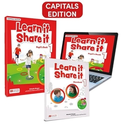 Learn it Share it 1 Pupil's Book: Capitals Edition, Sharebook impreso con acceso versión digital