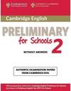 Cambridge pet for schools 2