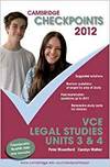 Checkpts Vce Legal Studies 3&4 2012 Pb