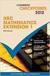 Checkpts Hsc Maths Extension 1 2012 Pb