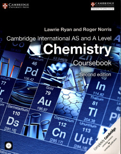 Camb Int As And A Level Chemistry Cb/Cd Rom 2Ed