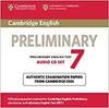 Cambridge preliminary english test 7 audio cd