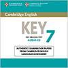 7.Cambridge english key audio cd