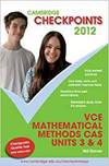 Checkpts Vce Math Meth Cas 3&4 2012 Pb
