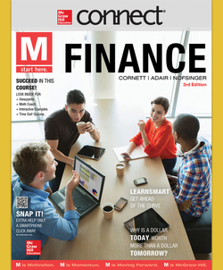 CONNECT WITH LEARNSMART 360 DAYS ONLINE ACCESS TO ACCOMPANY CORNETT, M: FINANCE 3/E