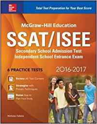 MCGRAW-HILL EDUCATION SSAT/ISEE 2016-2017