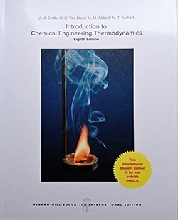 INTRODUCTION TO CHEMICAL ENGINEERING THERMODYNAMICS