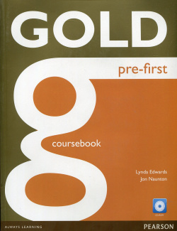 gold pre-first coursebook and cd-rom pack 2016