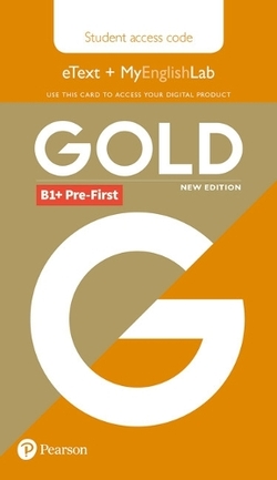 GOLD PRE-FIRST STUDENT´S ETEXT AND MY ENGLISH LAB ACCESS CARD
