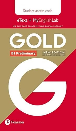 GOLD PRELIMINARY STUDENT´S ETEXT AND MY ENGLISH LAB ACCESS CARD