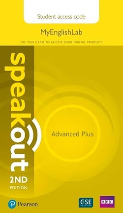 SPEAKOUT ADVANCED PLUS 2ND EDITION MYENGLISHLAB STUDENT ACCESS CA