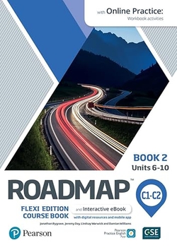 ROADMAP C1;2 FLEXI EDITION COURSE BOOK 2 WITH EBOOK AND ONLINE PRACTICE