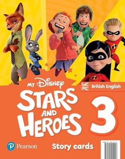 (TCHS).MY DISNEY STARS AND HEROES 3 STORY CARDS