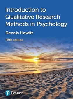 Introduction to qualitative research methods psychology