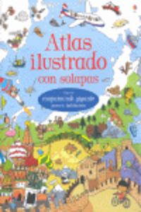 Atlas ilustrado con solapas
