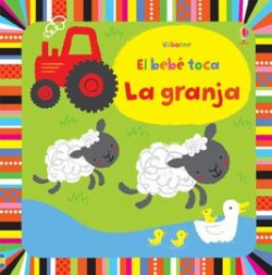 El bebé toca la granja
