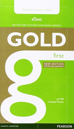 GOLD FIRST NEW EDITION STUDENT ACCESS CARD