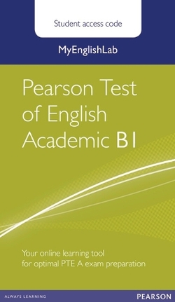 MYENGLISHLAB PEARSON TEST OF ENGLISH ACADEMIC B1 STANDALONE STUDE
