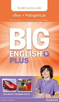 BIG ENGLISH PLUS 5 PUPIL´S ETEXT AND MYENGLISHLAB ACCESS CARD