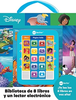 MI LECTOR DISNEY CLÁSICOS. BIBLIOTECA DE 8 LIBROS Y LECTOR ELECTRÓNICO