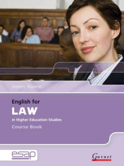 English for law course book +cd