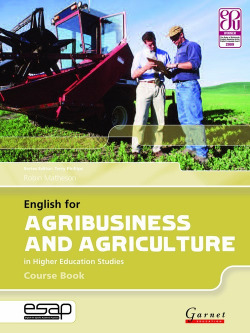 Eng.for agrobusiness and agriculture