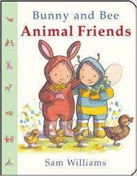 Bunny and bee animal friends