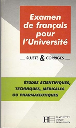 EXAMEN FRANCAIS POUR L'UNIVERSITE