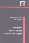 ENSEIGNER LE VOCABULAIRE