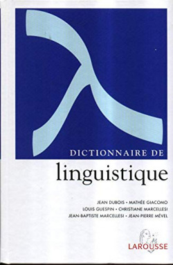 DICTIONNAIRE DE LINGUISTIQUE