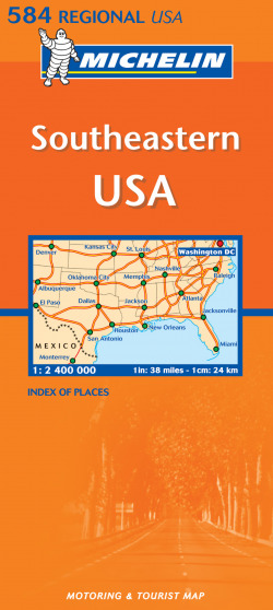 Mapa Regional Southeastern USA