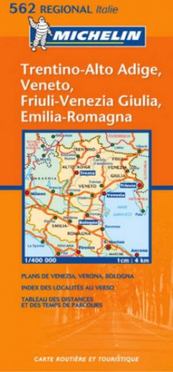 MAPA VENETO, TRENTINO-ALTO ADIGE, FRIULI-VENEZIA GIULIA