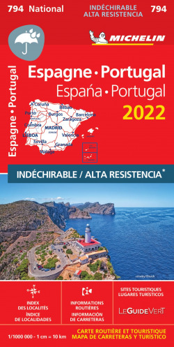 MAPA NATIONAL ESPAÑA, PORTUGAL 2022 - ALTA RESISTE