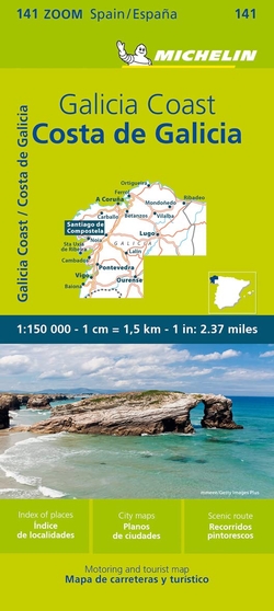 COSTA DE GALICIA MAPA ZOOM Nº 141