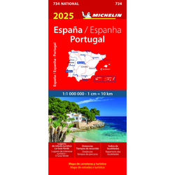 Mapa Carreteras España y Portugal (2025)