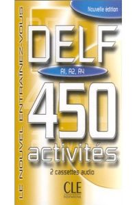 (K7)/DELF A1,A2,A4 450 ACTIVITES (2) CASSETTE CLEK7
