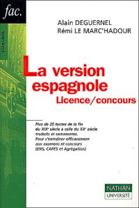 VERSION ESPAGNOLE.(NATHAN UNIVERSITE)
