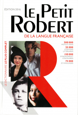 Le petit Robert de la langue française