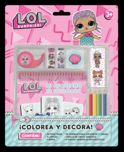 ¡Colorea y decora! L.O.L. Surprise!