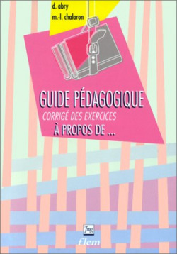 DESCAT/A PROPOS DE...GUIDE/CORRIGE