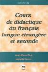ANT/COURS DE DIDACTIQUE FRANCAIS LANGUE ETRANGERE ET SECONDE