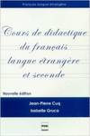 COURS DIDACTIQUE FRANCAIS LANGUE ETRANGERE ET SECONDE.