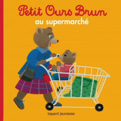 Petit ours brun au supermarche