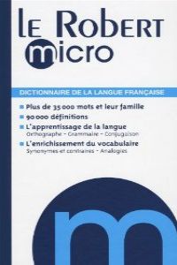 ROBERT MICRO:DICTIONNAIRE LANGUE FRANCAISE (CARTONE).35.000