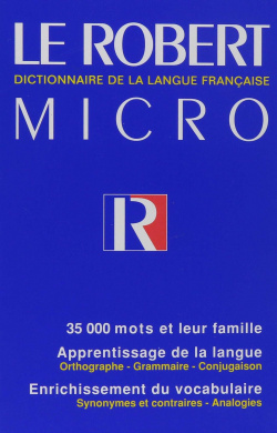 ANT/LE ROBERT MICRO.DICTIONNAIRE DE LANGUE FRANCAISE.CARTON