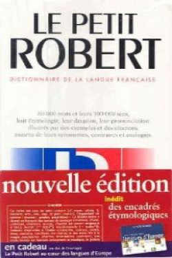 PETIT ROBERT 1.DICTIONNAIRE LANGUE FRANCAISE